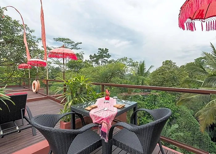 Отель Jungle Retreat By Kupu Kupu Barong